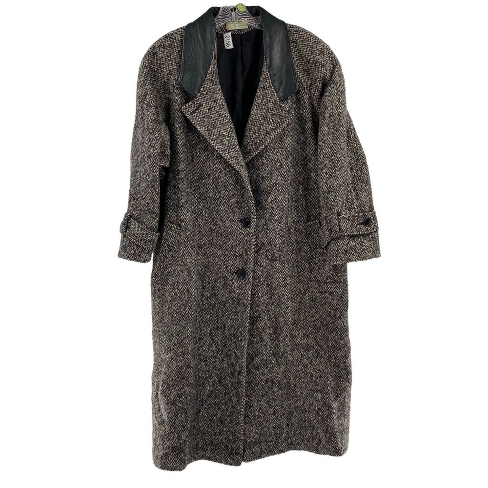 PINPOINT FASHIONS WOMENS WINTER BLACK/WHITE COAT